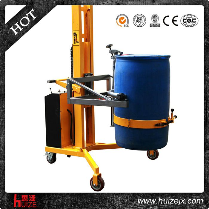 半電動(dòng)油桶車（直角腿，夾鐵桶翻轉(zhuǎn)）3