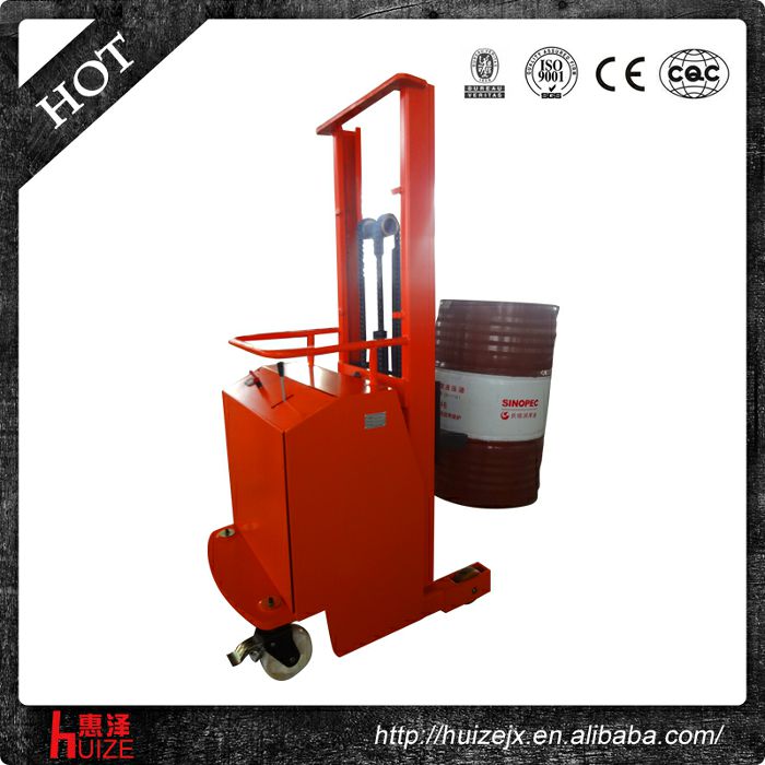 2半電動(dòng)配重油桶車(chē)（無(wú)底腿，只堆垛，不翻轉(zhuǎn)）